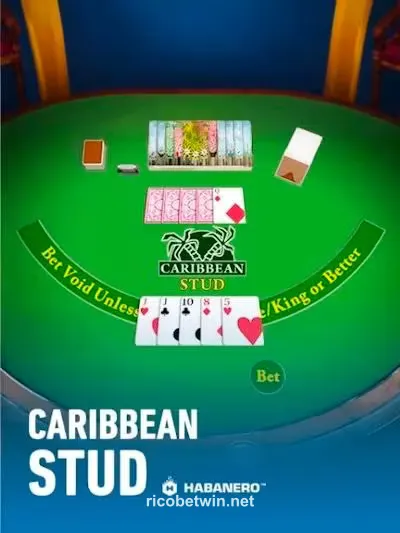 Imagem do jogo Caribbean Stud no rico win